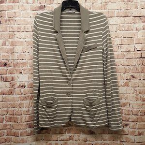 Tart Cardigan Gray/White Size Large